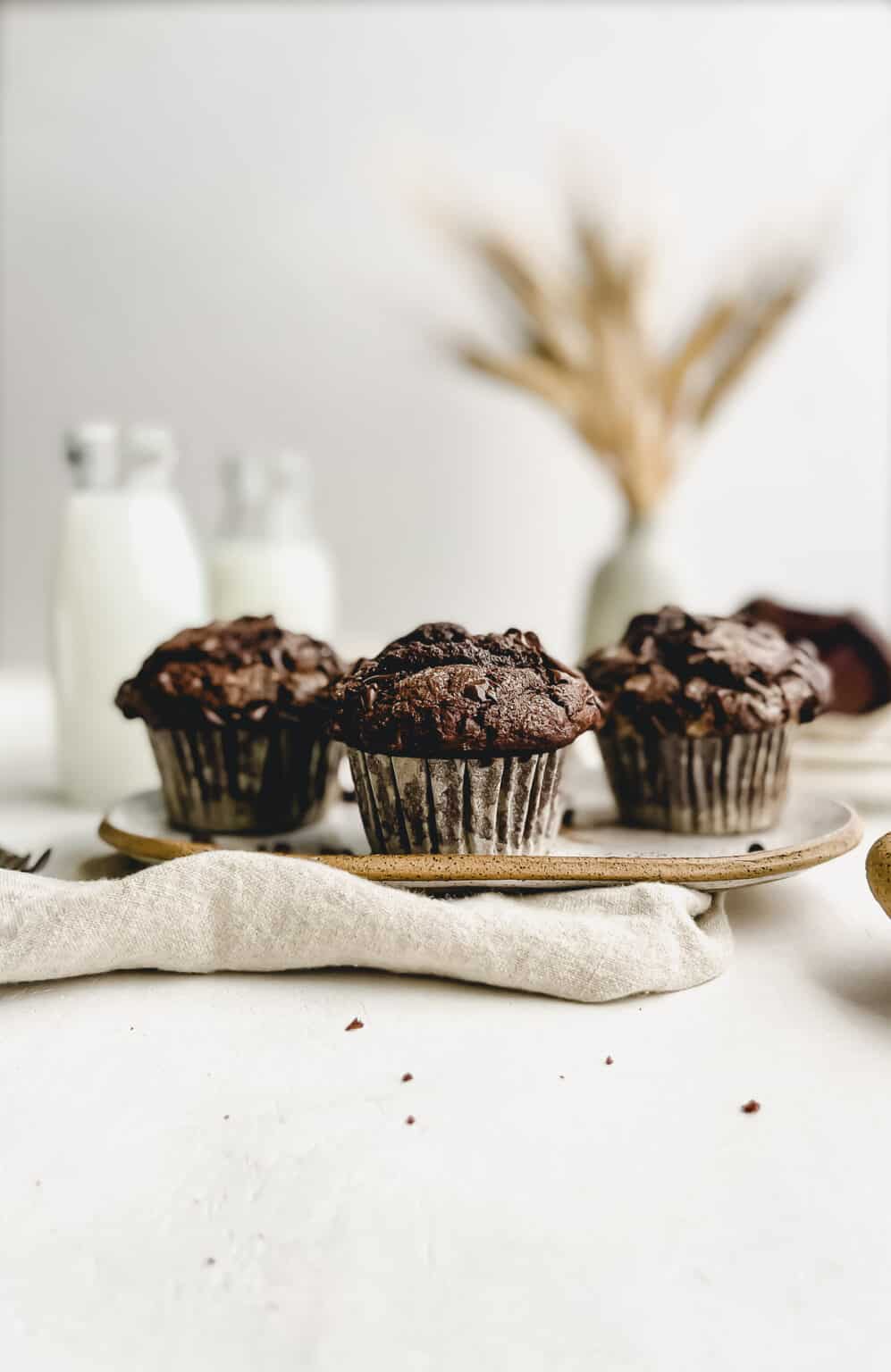 Easy Triple Chocolate Muffins Vintage Confections
